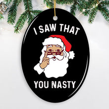Carregar imagem no visualizador da galeria, Santa Humor Christmas Ornament