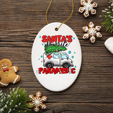 Carregar imagem no visualizador da galeria, Santa’s Favorite Paramedic Christmas Ornament, EMT Appreciation Gift