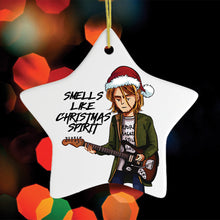 Carregar imagem no visualizador da galeria, Smells Like Christmas Spirit Rock and Roll Ornament