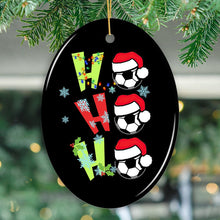 Carregar imagem no visualizador da galeria, Soccer Ho Ho Ho Christmas Ornament