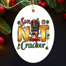 Load image into Gallery viewer, Son of a Nutcracker Funny and Cute Christmas Ornament
