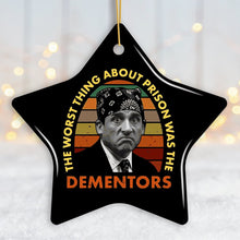 Carregar imagem no visualizador da galeria, The Worst Thing About Prison Was Dementors Ornament, Prison Mike The Office