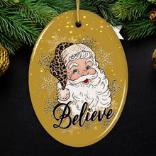 Carregar imagem no visualizador da galeria, Vintage Believe Santa Christmas Ornament