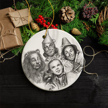 Carregar imagem no visualizador da galeria, Vintage Wizard of Oz Christmas Ornament, Drawing and Illustration