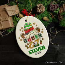 Carregar imagem no visualizador da galeria, Playful Personalized Video Games Gamer Elf Gift, Customized Christmas Gaming Ornament