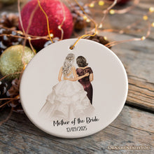 Carregar imagem no visualizador da galeria, Mother and Daughter Wedding Bride Personalized Gift Ornament