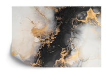 Carregar imagem no visualizador da galeria, Marble Design Alcohol Ink Abstract Pattern Wallpaper Mural. #FT-448512