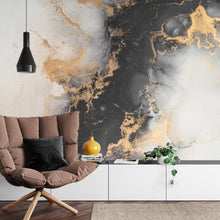 Carregar imagem no visualizador da galeria, Marble Design Alcohol Ink Abstract Pattern Wallpaper Mural. #FT-448512