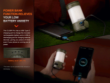 Carregar imagem no visualizador da galeria, Fenix CL26R PRO High Performance LED Rechargeable Camping Lantern
