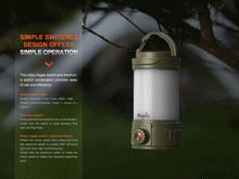 Carregar imagem no visualizador da galeria, Fenix CL26R PRO High Performance LED Rechargeable Camping Lantern