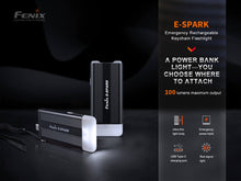 Carregar imagem no visualizador da galeria, Fenix E-SPARK Ultra-Thin Powerbank LED Flashlight