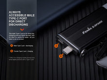 Carregar imagem no visualizador da galeria, Fenix E-SPARK Ultra-Thin Powerbank LED Flashlight