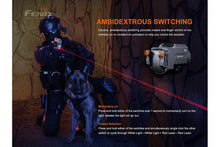 Carregar imagem no visualizador da galeria, Fenix GL22 Tactical LED Light with Red Laser