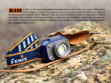 Carregar imagem no visualizador da galeria, Fenix HL40R Focusable USB Rechargeable LED Headlamp
