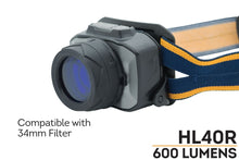 Carregar imagem no visualizador da galeria, Fenix HL40R Focusable USB Rechargeable LED Headlamp
