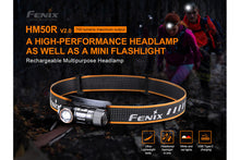 Carregar imagem no visualizador da galeria, Fenix HM50R V2.0 LED Headlamp - 700 Lumens