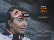 Carregar imagem no visualizador da galeria, Fenix HM62-T Lightweight Trail Running Headlamp