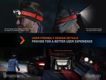 Carregar imagem no visualizador da galeria, Fenix HM65R-DT Trail Running LED Headlamp