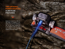 Carregar imagem no visualizador da galeria, Fenix HM65R-T V2 Rechargeable Lightweight Trail Running Headlamp