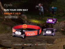 Carregar imagem no visualizador da galeria, Fenix HM65R-T V2 Rechargeable Lightweight Trail Running Headlamp