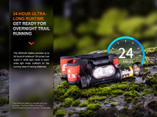 Carregar imagem no visualizador da galeria, Fenix HM65R-T V2 Rechargeable Lightweight Trail Running Headlamp
