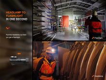 Carregar imagem no visualizador da galeria, Fenix HM71R Rechargeable Industrial LED Headlamp