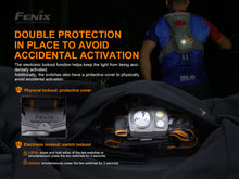 Carregar imagem no visualizador da galeria, Fenix HP16R Rechargeable Headlamp - 1250 Lumens