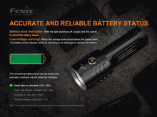 Carregar imagem no visualizador da galeria, Fenix LR35R Rechargeable LED Flashlight - 10,000 Lumens