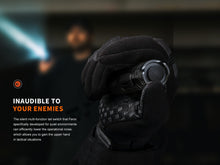 Cargar imagen en el visor de la galería, Fenix PD32R Rechargeable Silent Switch LED Flashlight