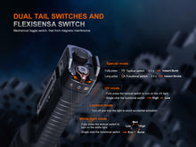 Carregar imagem no visualizador da galeria, Fenix TK35R Rechargeable High-Performance Tactical Flashlight with UV Output