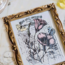 Cargar imagen en el visor de la galería, Flower Invoice - Mesh Stencil 8.5x11