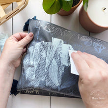 Cargar imagen en el visor de la galería, Flowers and Insects - Mesh Stencil - 12x12