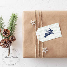 Cargar imagen en el visor de la galería, Christmas Folk Art - Mesh Stencil 8.5x11