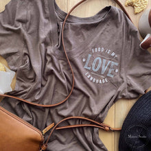 Carregar imagem no visualizador da galeria, Food is My Love Language - Mesh Stencil 8.5x11