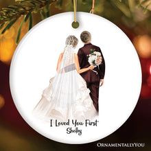 Cargar imagen en el visor de la galería, Father and Daughter Wedding Bride Personalized Gift Ornament