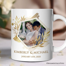 Carregar imagem no visualizador da galeria, Wedding Photo Upload Personalized Mug, Anniversary Keepsake Custom Gift
