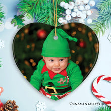 Carregar imagem no visualizador da galeria, Personalized Custom Photo Ornament, All Shapes Available