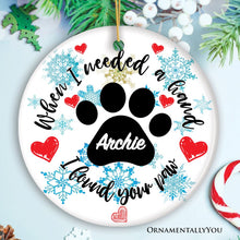Carregar imagem no visualizador da galeria, Personalized Dog Paw Ornament