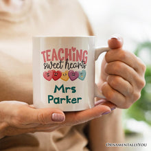 Load image into Gallery viewer, Teacher Personalized Mug, Appreciation Custom Gift with Name