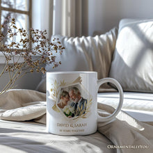 Carregar imagem no visualizador da galeria, Wedding Photo Upload Personalized Mug, Anniversary Keepsake Custom Gift