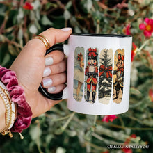 Load image into Gallery viewer, Ballet and Nutcracker Christmas Personalized Mug, Coquette Bow and Mouse Vintage Holiday Gift with Custom Name