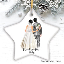 Cargar imagen en el visor de la galería, Father and Daughter Wedding Bride Personalized Gift Ornament