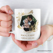 Carregar imagem no visualizador da galeria, Wedding Photo Upload Personalized Mug, Anniversary Keepsake Custom Gift