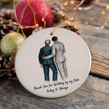 Carregar imagem no visualizador da galeria, Father and Son Wedding Groom Personalized Gift Ornament