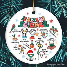 Carregar imagem no visualizador da galeria, 12 Days of Science Ornament, Christmas Gift for Scientist Nerd or Teacher