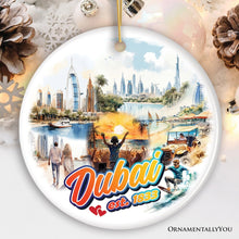 Load image into Gallery viewer, Artistic Dubai Cultural Christmas Ornament, Keepsake Souvenir and Gift