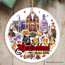 Cargar imagen en el visor de la galería, Artistic Germany Landmarks Ornament, Bavarian Heritage and Culture Christmas Gift and Travel Souvenir