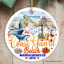 Load image into Gallery viewer, Coast Guard Heritage Christmas Ornament, Massachusetts Souvenir and Gift