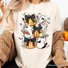 Carregar imagem no visualizador da galeria, Cute Ghost Teacher Halloween T-Shirt, Retro Boo Spooky School Tee