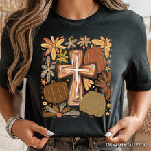 Carregar imagem no visualizador da galeria, Fall Blessings T-Shirt, Autumn Christian Faith Tee